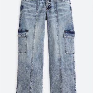 Wide Leg Cargo Jeans 👖